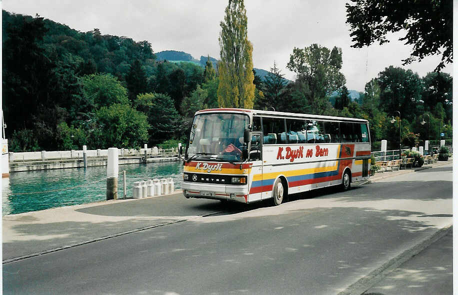 (037'223) - Dysli, Bern - Nr. 21/BE 49'871 - Setra am 6. Oktober 1999 bei der Schifflndte Thun