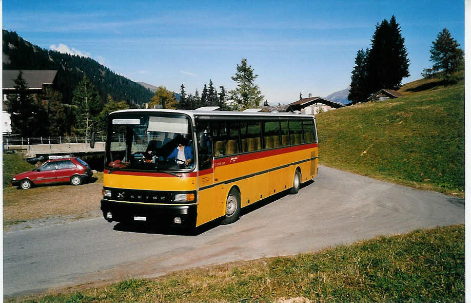 (037'333) - Geiger, Adelboden - Nr. 2/BE 26'853 - Setra (ex In Albon, Visp) am 17. Oktober 1999 in Adelboden, Geils