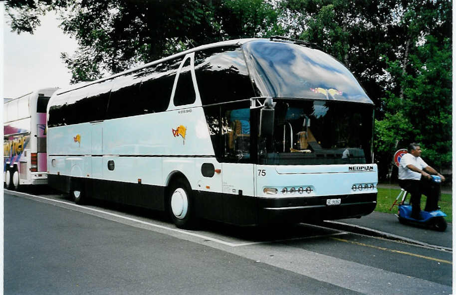 (040'917) - Dupraz, Genve - Nr. 75/GE 96'362 - Neoplan am 16. Juni 2000 in Thun, Lachen