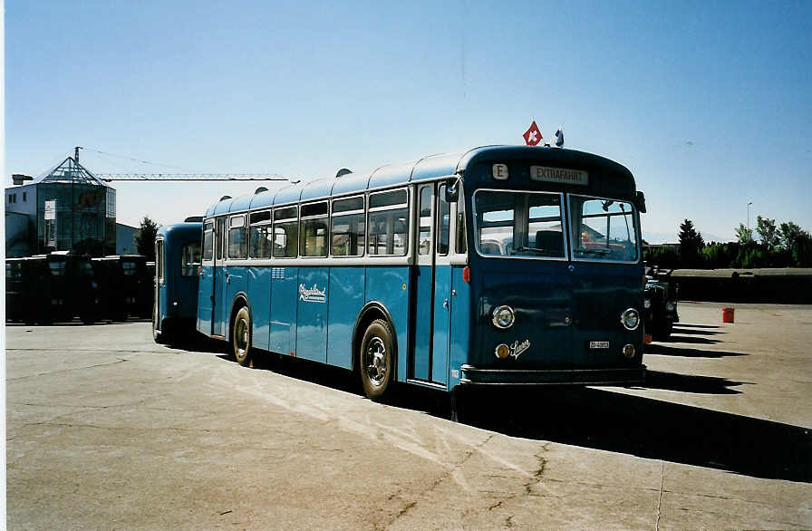 (040'936) - ZVB Zug - Nr. 113/ZG 41'813 - Saurer/Saurer (ex Nr. 13) am 18. Juni 2000 in Hinwil, AMP