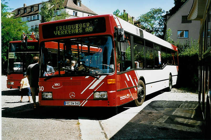 (042'411) - Aus Deutschland: VAG Freiburg - Nr. 840/FR-SW 840 - Mercedes am 12. August 2000 in Bern, Burgernziel