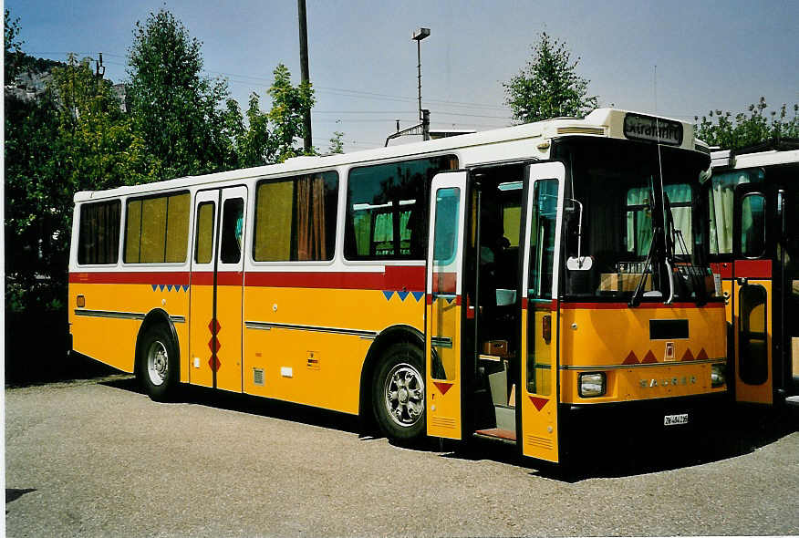 (042'924) - Toldo, Zrich - ZH 484'215 - Saurer/R&J (ex Peter, Pfaffnau) am 26. August 2000 in Oensingen, Saurertreffen