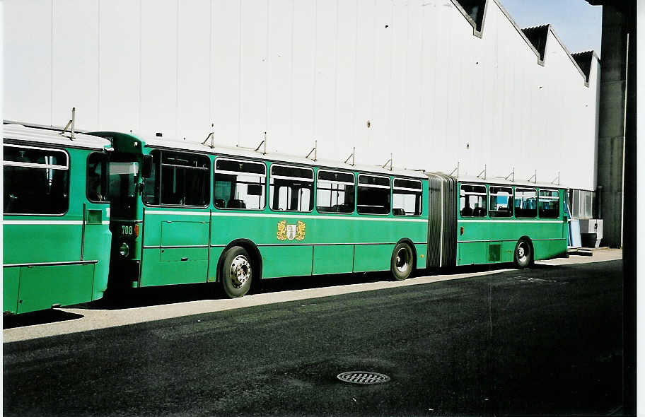 (042'934) - BVB Basel - Nr. 708 - Mercedes am 26. August 2000 in Biel, BTR