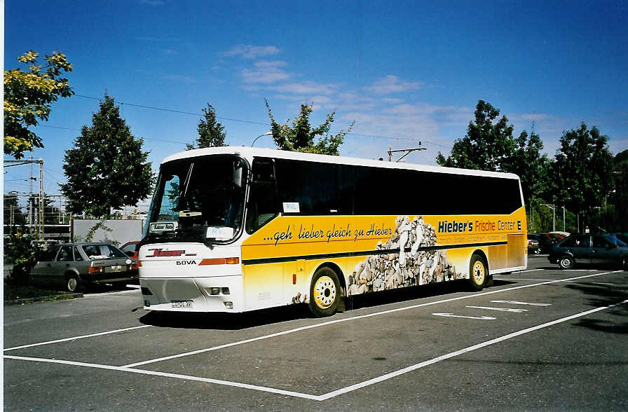 (043'235) - Aus Deutschland: Kaiser, Lrrach - L-DL 391 - Bova am 22. September 2000 in Thun, Seestrasse