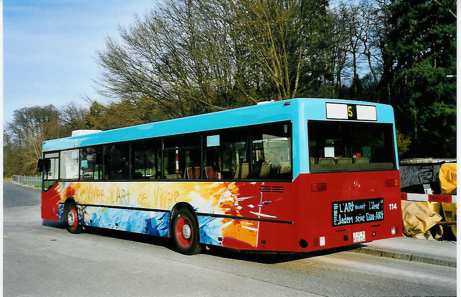 (045'529) - VB Biel - Nr. 114/BE 510'114 - Mercedes am 31. Mrz 2001 in Biel, Msliacker