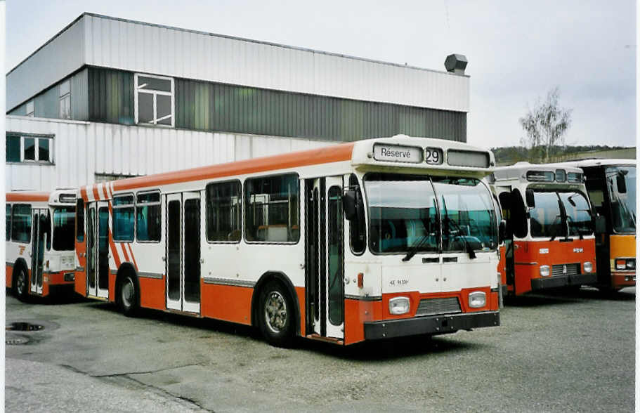 (045'817) - TPG Genve - Nr. 534/GE 96'106 - FBW/Hess-Lauber (ex Nr. 244) am 19. April 2001 in Biel, BTR