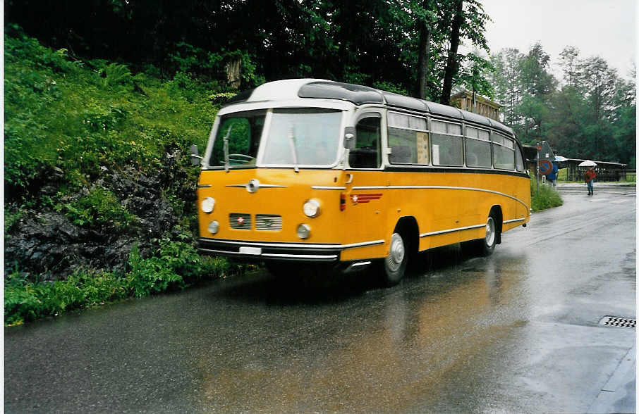 (047'027) - Zimmerli U., Oftringen - AG 57'298 - Berna/Tscher (ex Stutz, Oberlunkhofen; ex Leu, Schongau; ex Wicki, Bremgarten; ex P 22'054; ex P 20'704) am 10. Juni 2001 in Ballenberg, West