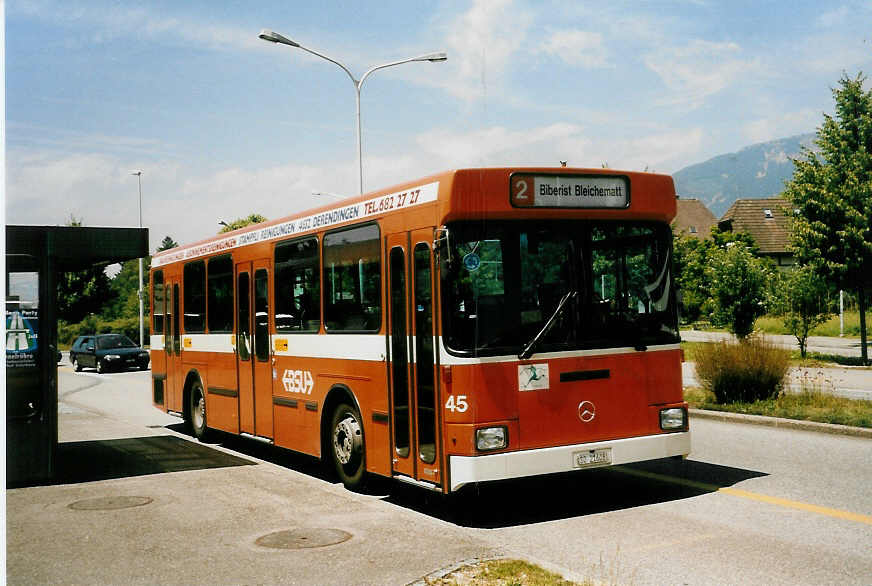 (047'419) - BSU Solothurn - Nr. 45/SO 21'608 - Mercedes/Hess am 23. Juni 2001 in Bellach, Tell