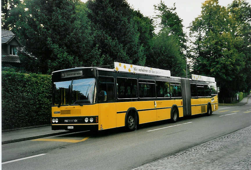 (047'819) - VBSH Schaffhausen - Nr. 3/SH 38'003 - Scania/FHS am 12. Juli 2001 in Schaffhausen, Wiesli