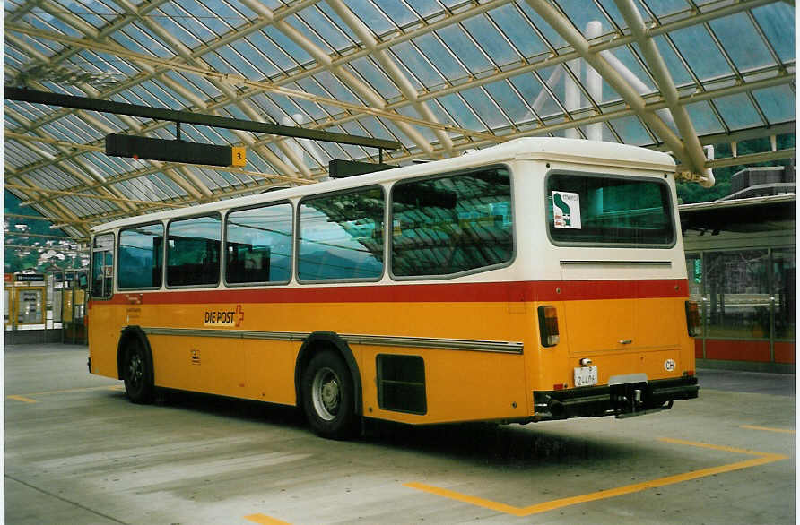 (048'412) - PTT-Regie - P 24'406 - Saurer/Hess am 18. Juli 2001 in Chur, Postautostation