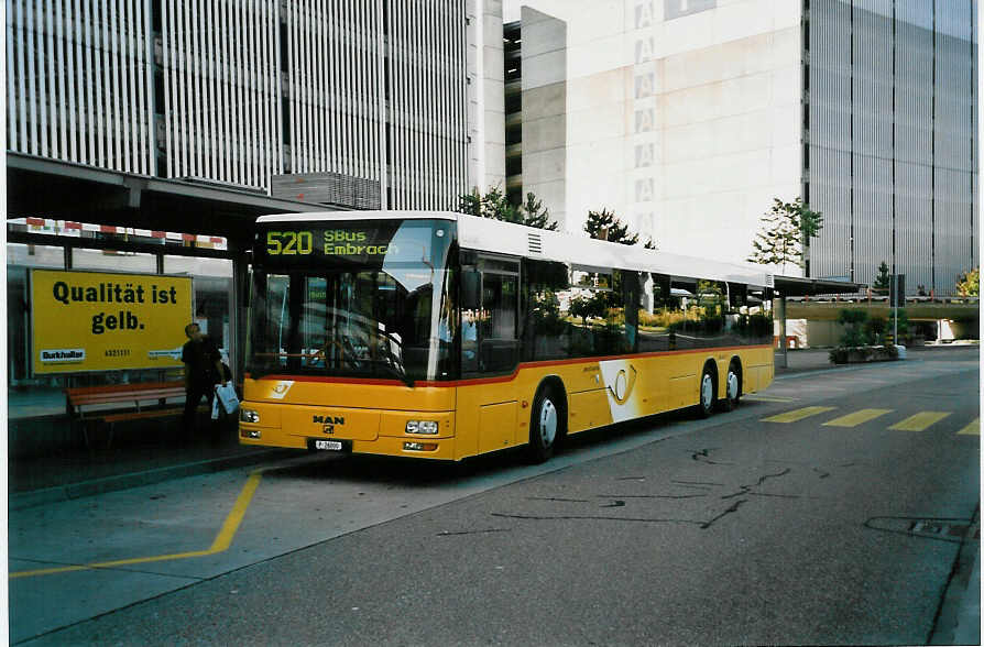 (048'622) - PTT-Regie - P 26'000 - MAN am 18. Juli 2001 in Zrich, Flughafen