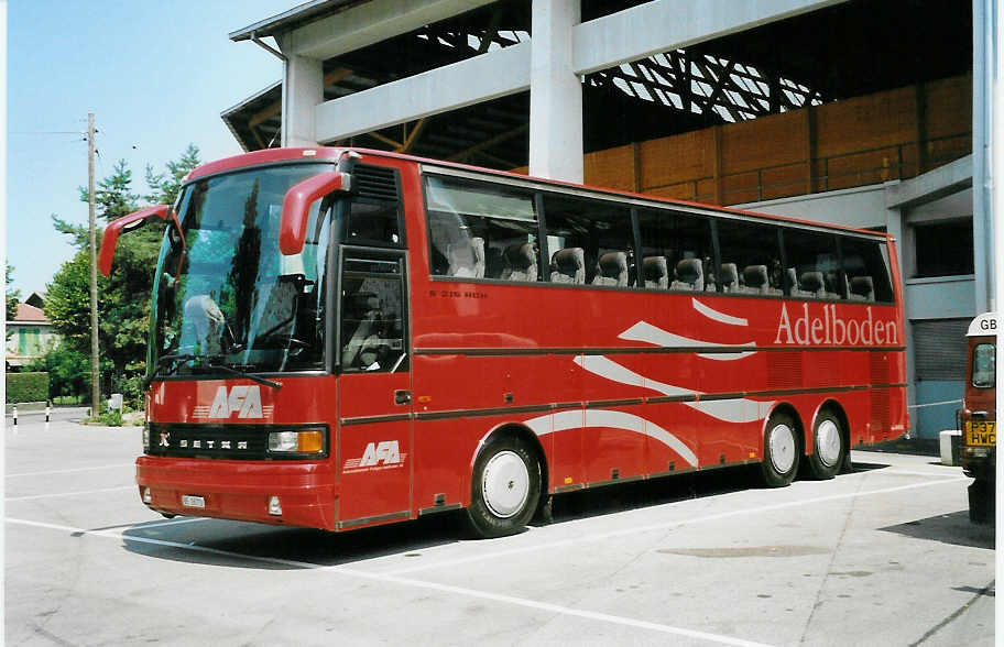 (048'729) - AFA Adelboden - Nr. 23/BE 26'773 - Setra (ex Flck, Brienz) am 31. Juli 2001 in Thun, Grabengut