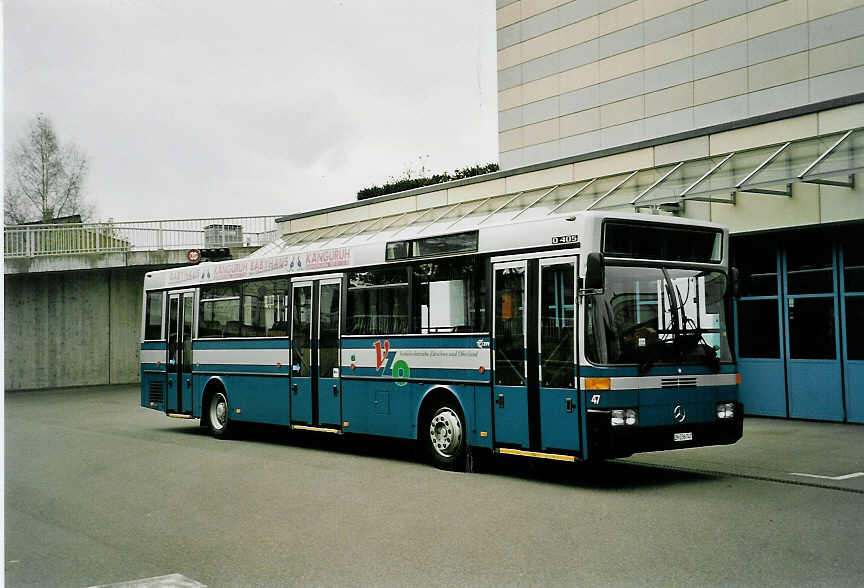 (052'531) - VZO Grningen - Nr. 47/ZH 236'747 - Mercedes am 23. Mrz 2002 in Grningen, Garage