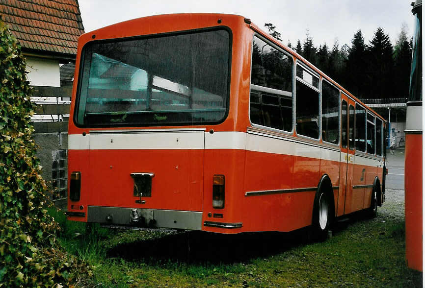 (052'909) - AAGU Altdorf - Nr. 12 - FBW/R&J am 15. April 2002 in Btzberg, Heiniger