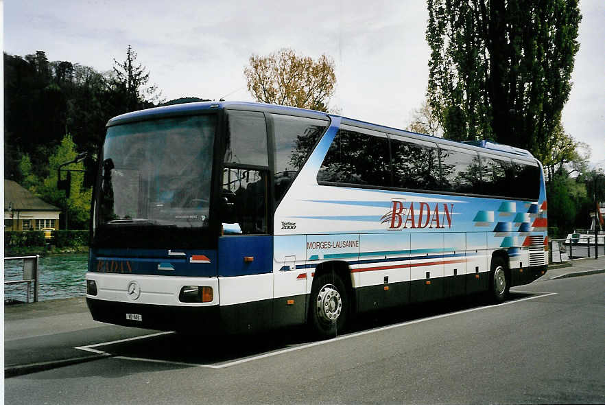 (053'234) - Badan, Morges - VD 603 - Mercedes am 28. April 2002 bei der Schifflndte Thun