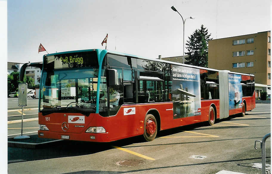 (054'135) - VB Biel - Nr. 151/BE 572'151 - Mercedes am 22. Juni 2002 in Biel, Terminal B