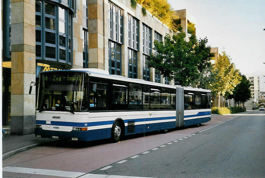 (055'207) - ZVB Zug - Nr. 85/ZG 58'285 - NAW/Hess am 27. Juli 2002 in Zug, Metalli