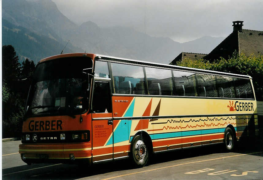 (056'030) - Gerber, Matzendorf - SO 91'360 - Setra am 15. September 2002 in Adelboden, Landstrasse