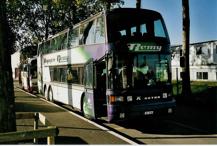 (056'224) - Remy, Lausanne - VD 1436 - Setra am 29. September 2002 in Yverdon, Expo.02