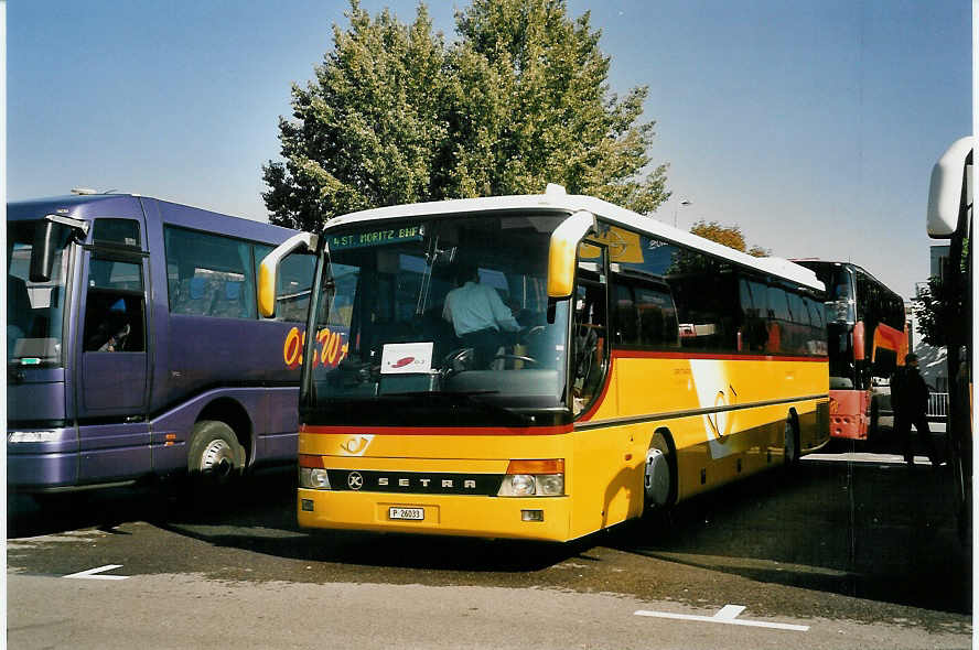 (056'228) - PTT-Regie - P 26'033 - Setra am 30. September 2002 in Biel, Terminal B