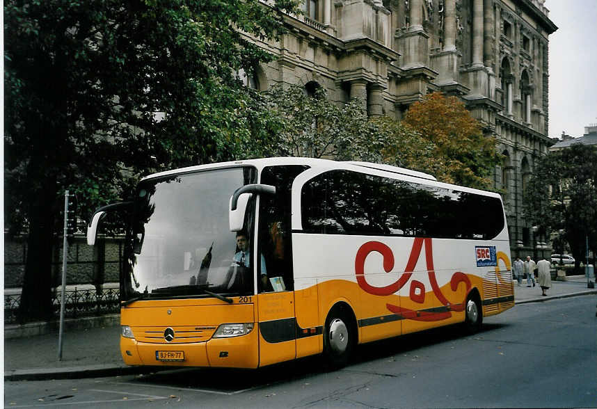 (056'731) - Aus Holland: Van den Brocke - Nr. 201/BJ-FH-77 - Mercedes am 9. Oktober 2002 in Wien, Burgring