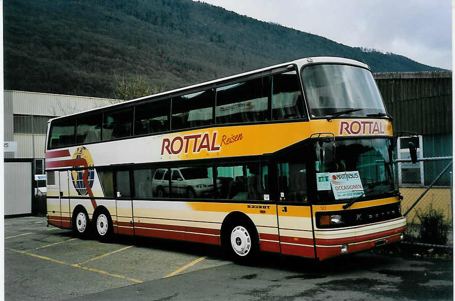 (057'507) - ARAG Ruswil - Nr. 50 - Setra am 30. November 2002 in Biel, Rattinbus