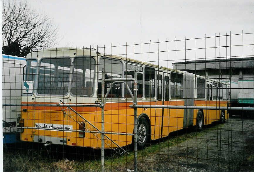 (057'928) - Mchler, Siebnen - Nr. 9 - Saurer-Leyland/R&J (ex Cars Alpin Neff, Arbon Nr. 9) am 29. Dezember 2002 in Herzogenbuchsee, Heiniger