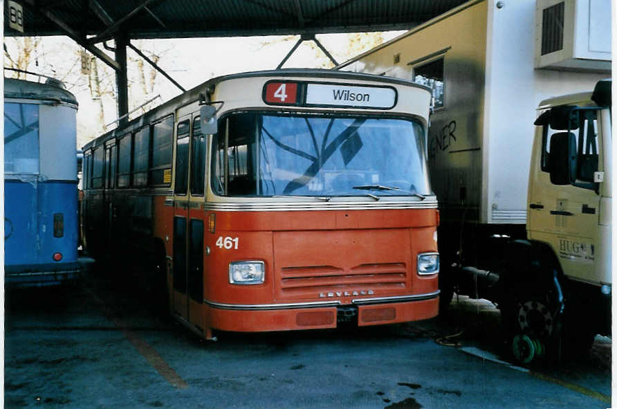 (058'223) - TPG Genve (Knoerr) - Nr. 461 - Leyland-DAB am 1. Januar 2003 in Genve, Dpt 