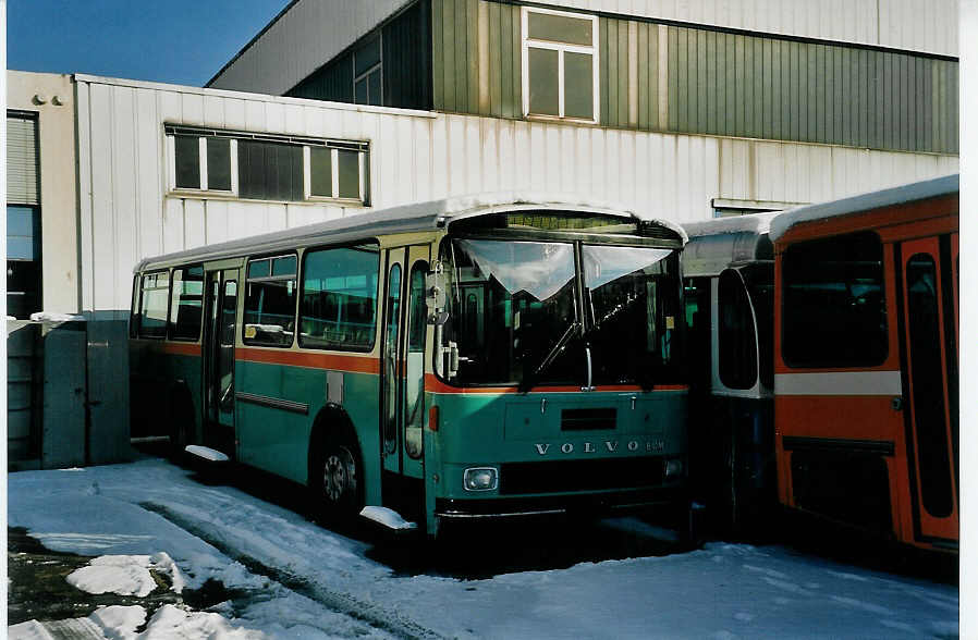 (058'707) - GFM Fribourg - Nr. 21 - Volvo/Hess am 1. Februar 2003 in Biel, BTR