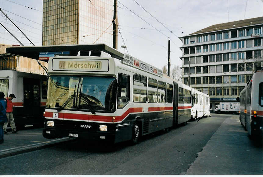 (059'322) - VBSG St. Gallen - Nr. 247/SG 198'247 - NAW/Hess am 29. Mrz 2003 beim Bahnhof St. Gallen