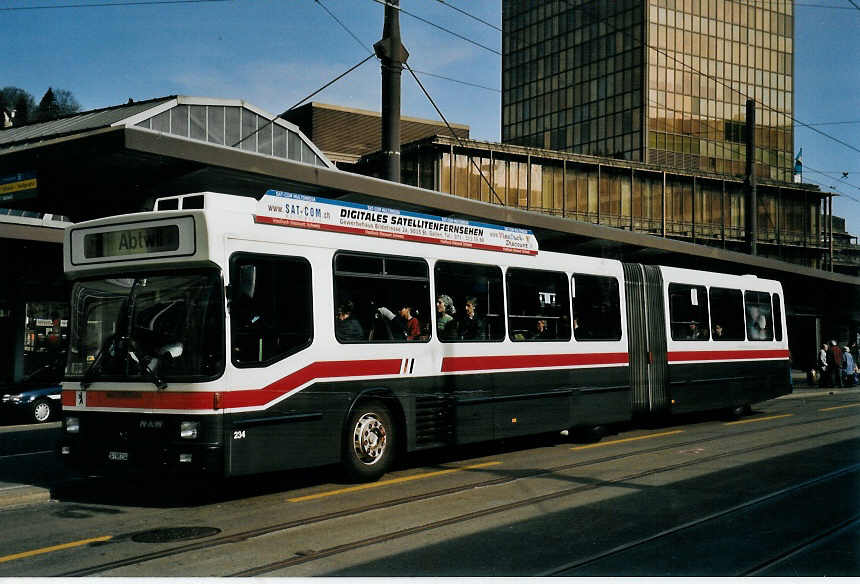 (059'415) - VBSG St. Gallen - Nr. 234/SG 198'234 - NAW/Hess am 29. Mrz 2003 beim Bahnhof St. Gallen