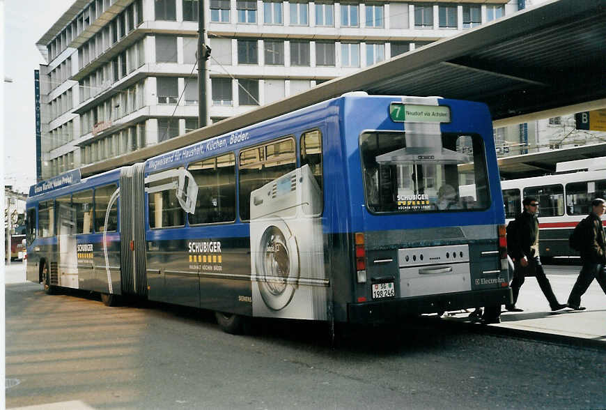 (059'424) - VBSG St. Gallen - Nr. 246/SG 198'246 - NAW/Hess am 29. Mrz 2003 beim Bahnhof St. Gallen