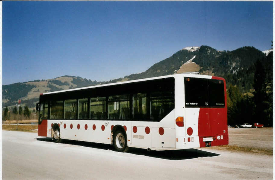 (059'830) - TPF Fribourg - Nr. 15/FR 300'303 - Mercedes am 18. April 2003 beim Schwarzsee