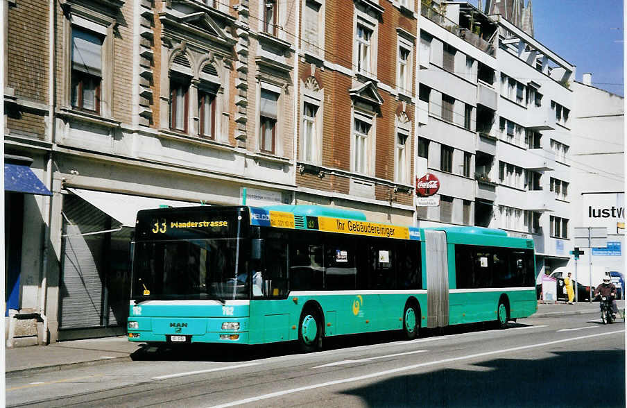 (059'931) - BVB Basel - Nr. 762/BS 3262 - MAN am 19. April 2003 in Basel, Feldbergstrasse