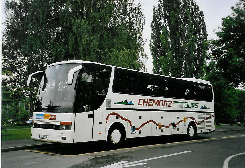 (060'602) - Aus Deutschland: Chemnitz Tours, Chemnitz - Nr. 72/IK-O 972 - Setra am 27. Mai 2003 in Thun, Lachen 