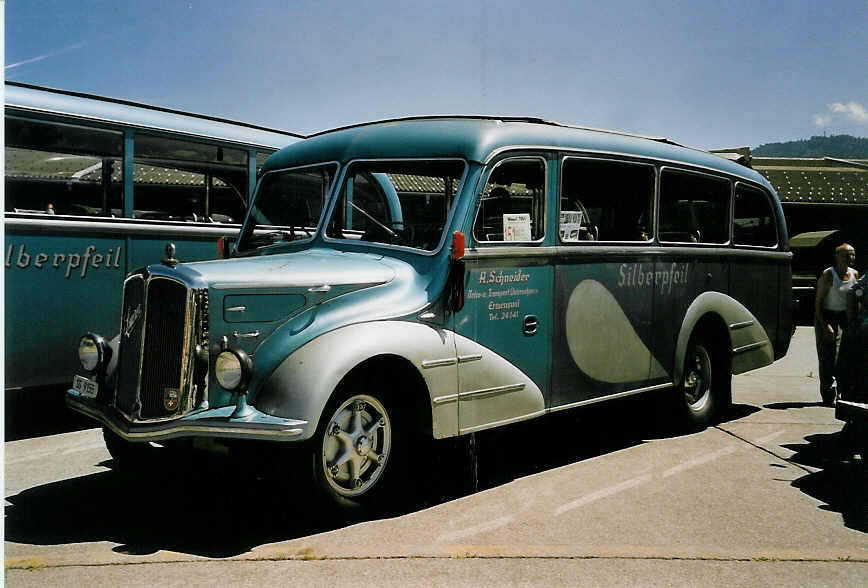 (060'835) - Schneider, Ermenswil - SG 9155 - Saurer/Lauber am 21. Juni 2003 in Hinwil, AMP