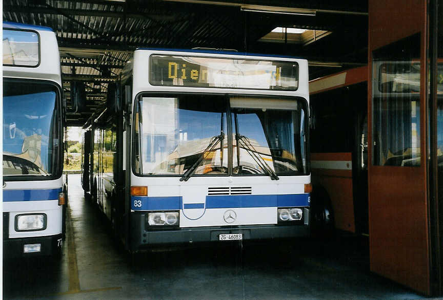 (061'119) - ZVB Zug - Nr. 83/ZG 46'083 - Mercedes am 21. Juni 2003 in Zug, Garage