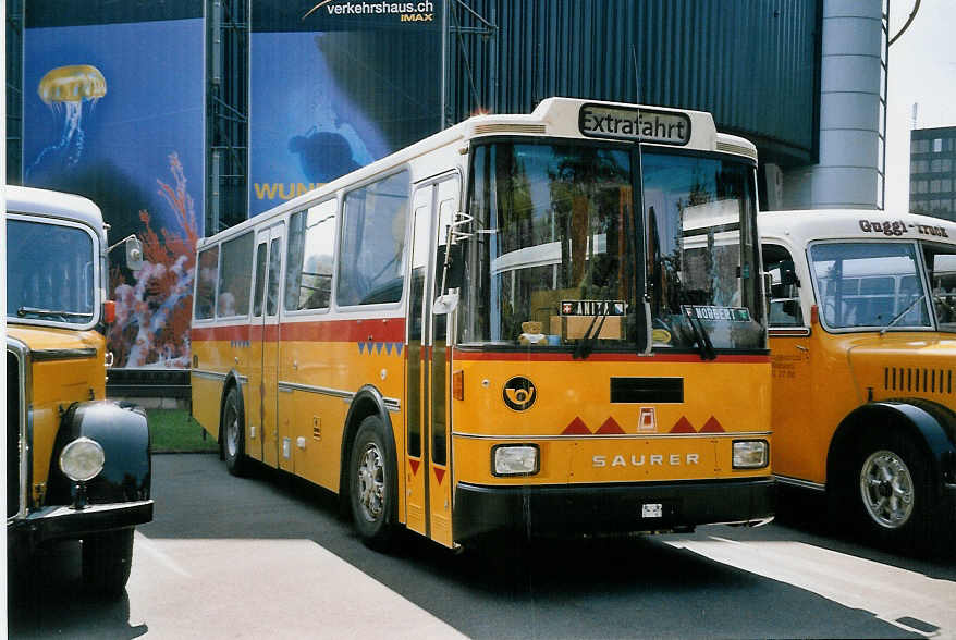 (061'421) - Toldo, Zrich - ZH 484'215 - Saurer/R&J (ex Peter, Pfaffnau) am 13. Juli 2003 in Luzern, Verkehrshaus