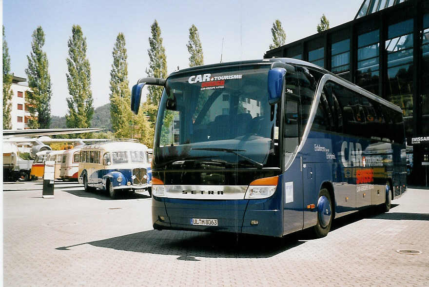 (061'526) - Aus Deutschland: Setra, Ulm - UL-M 8063 - Setra am 13. Juli 2003 in Luzern, Verkehrshaus