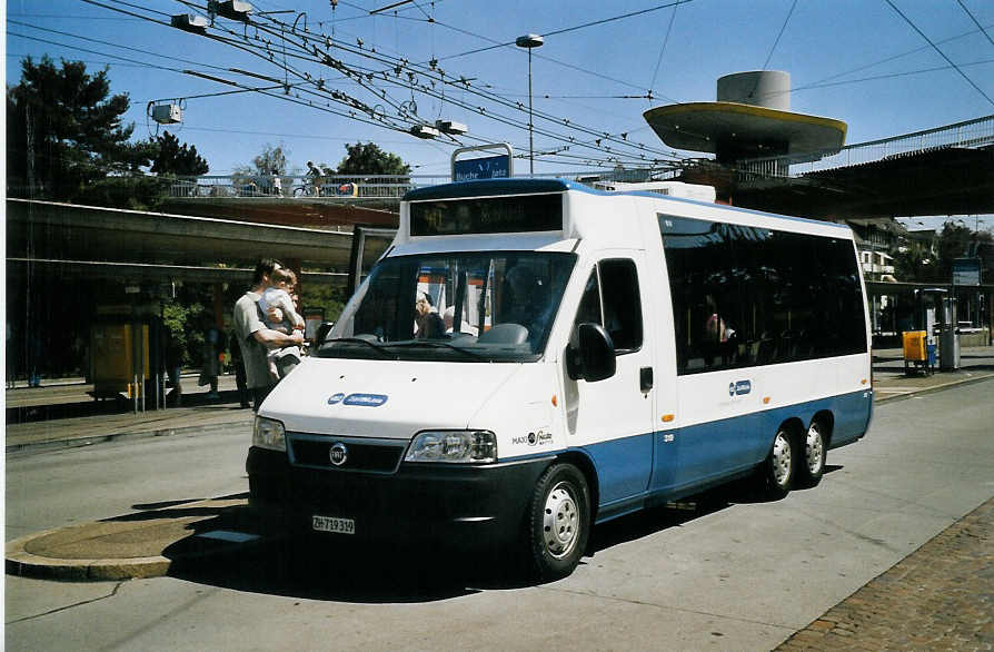 (061'731) - VBZ Zrich - Nr. 319/ZH 719'319 - Fiat am 19. Juli 2003 in Zrich, Bucheggplatz