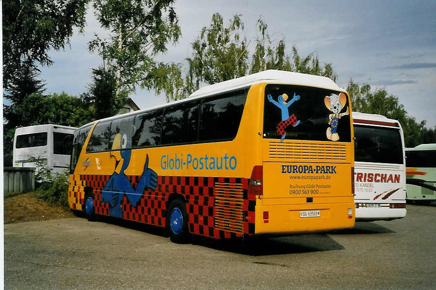 (061'836) - Aus der Schweiz: Gallus, St. Gallen - SG 63'503 - Mercedes am 21. Juli 2003 in Rust, Europapark