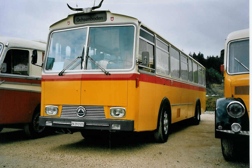 (062'934) - Gadliger, Horgen - ZH 293'555 - Saurer/Tscher (ex Lienert&Ehrler, Einsiedeln; ex Lienert, Einsiedeln) am 30. August 2003 in Niederbipp, Saurertreffen