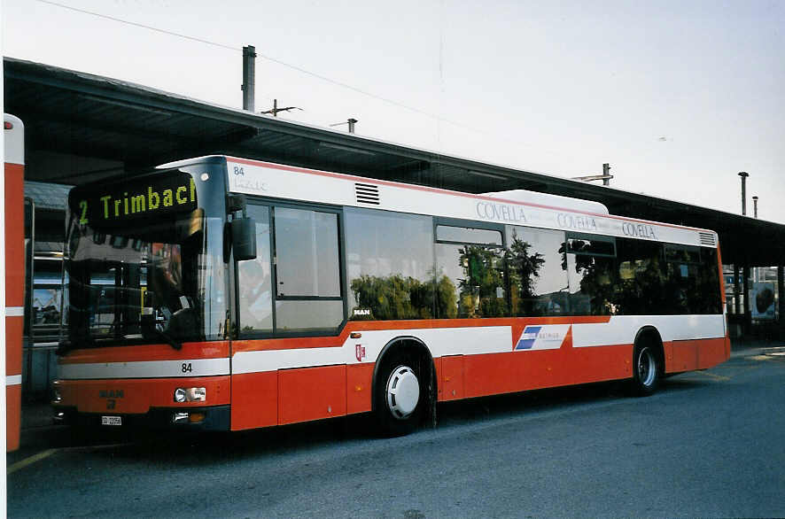 (063'206) - BOGG Wangen b.O. - Nr. 84/SO 22'056 - MAN am 3. September 2003 beim Bahnhof Olten