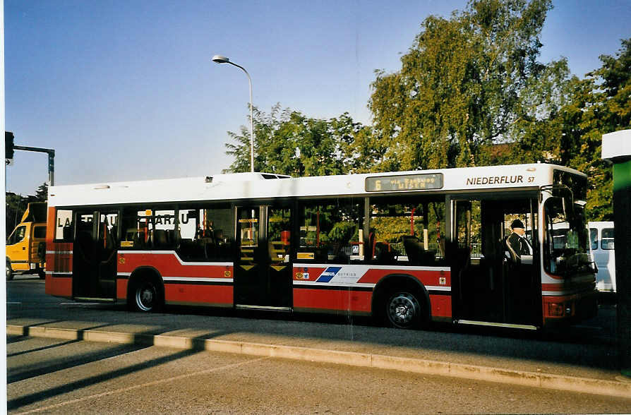 (063'216) - BOGG Wangen b.O. - Nr. 57/SO 20'336 - MAN (ex Hof, Hauenstein Nr. 57) am 3. September 2003 beim Bahnhof Olten