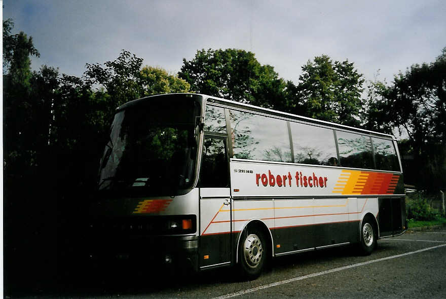 (064'006) - Fischer, Marin - NE 3555 - Setra am 11. Oktober 2003 in Luzern, Verkehrshaus