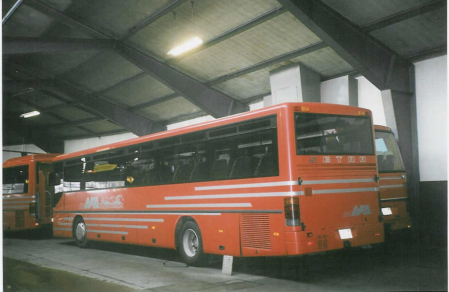 (064'722) - AFA Adelboden - Nr. 21/BE 21'181 - Setra (ex Nr. 6) am 21. Dezember 2003 im Autobahnhof Adelboden