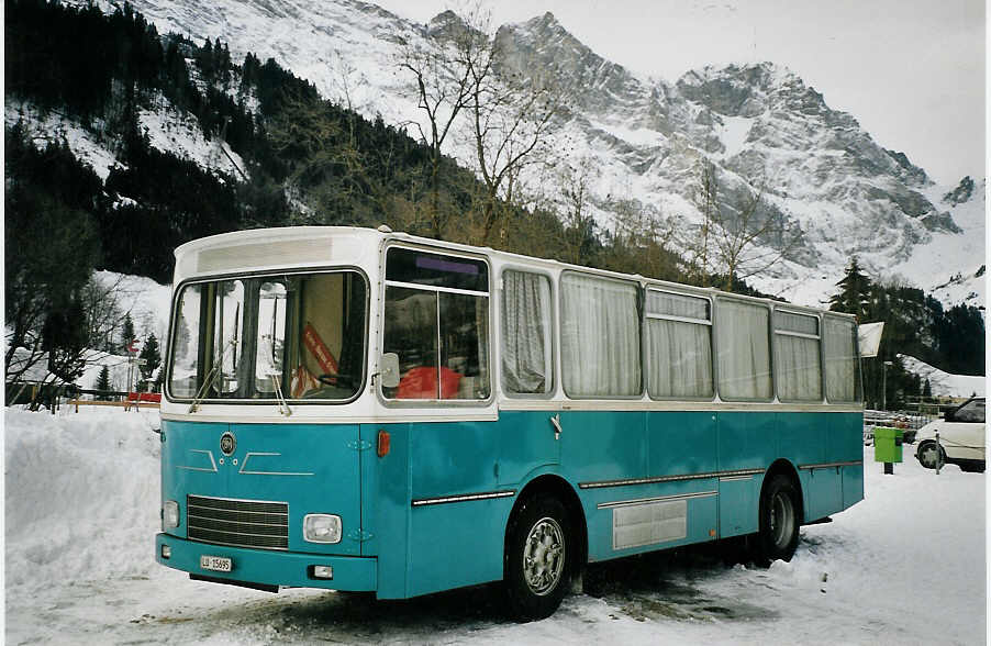 (064'733) - Reichlin, Emmenbrcke - LU 15'695 - FBW/Rizzi (ex Bucheli, Kriens Nr. 8; ex P 23'500) am 27. Dezember 2003 in Engelberg, Talstation Titlis