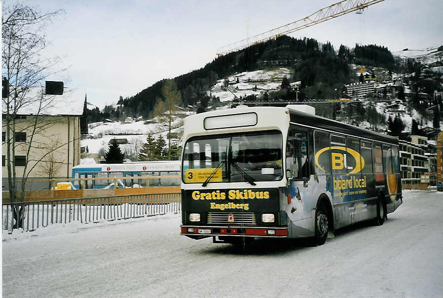 (064'805) - EAB Engelberg - OW 10'241 - Volvo/R&J (ex STI Thun Nr. 29; ex SAT Thun Nr. 29) am 27. Dezember 2003 in Engelberg, Talstation Titlis