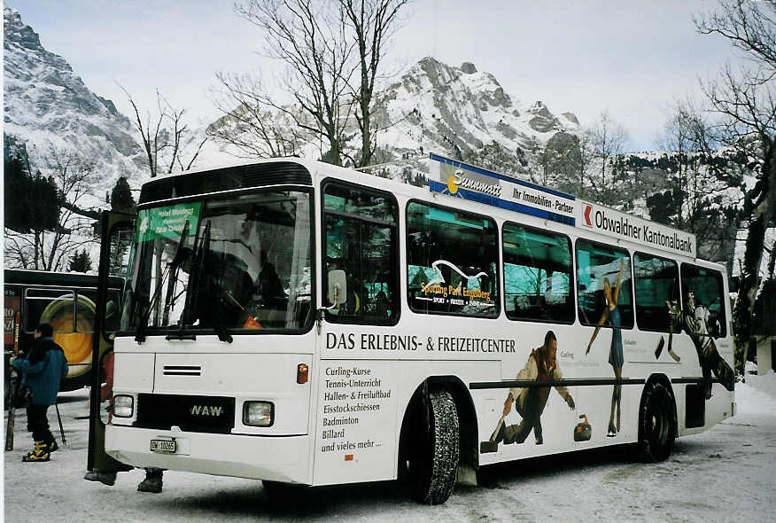 (064'812) - EAB Engelberg - OW 10'265 - NAW/Hess (ex RTB Altsttten Nr. 49) am 27. Dezember 2003 in Engelberg, Talstation Titlis