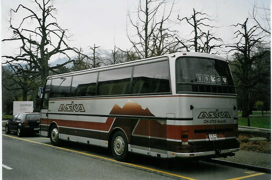 (066'327) - ASKA Aeschi - Nr. 11/BE 91'535 - Setra am 26. Mrz 2004 in Thun, Hotel Seepark